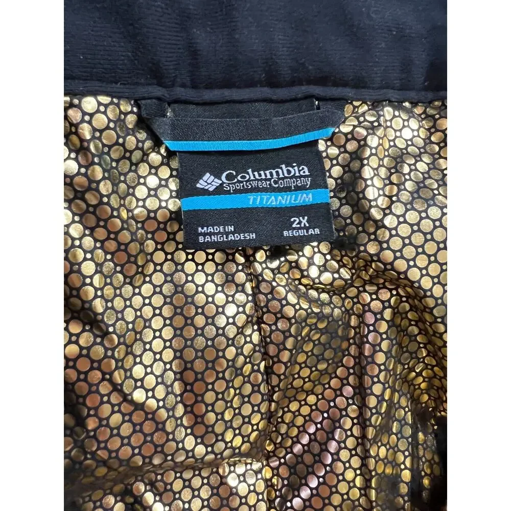 Columbia Titanium Snow Pants Backslope III Insulated Omni-Heat Women's 2X - Picture 6 of 12